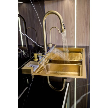 Многофункциональная кухонная мойка iSink Gold A-19